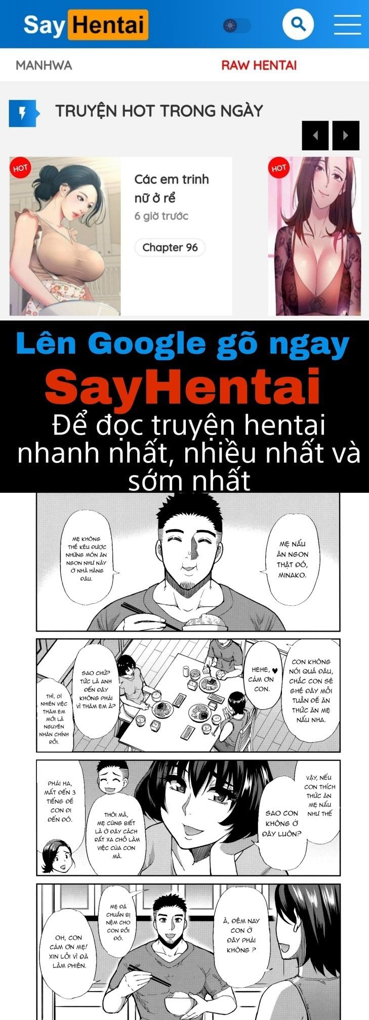 đọc truyện Làm Bất Cứ Điều Gì Con Thích Với Mẹ Khi Ở Nhà Của Mẹ Chương 2 ảnh 1 tại Giả Dược