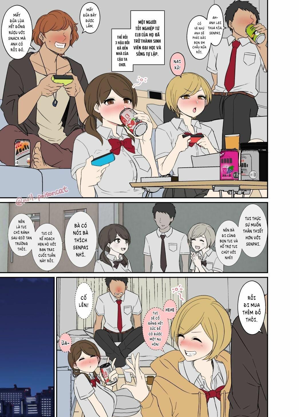 Làm Chuyện Xấu Xa Với Hai Nữ Sinh Say Xỉn Oneshot page 4 - Giả Dược