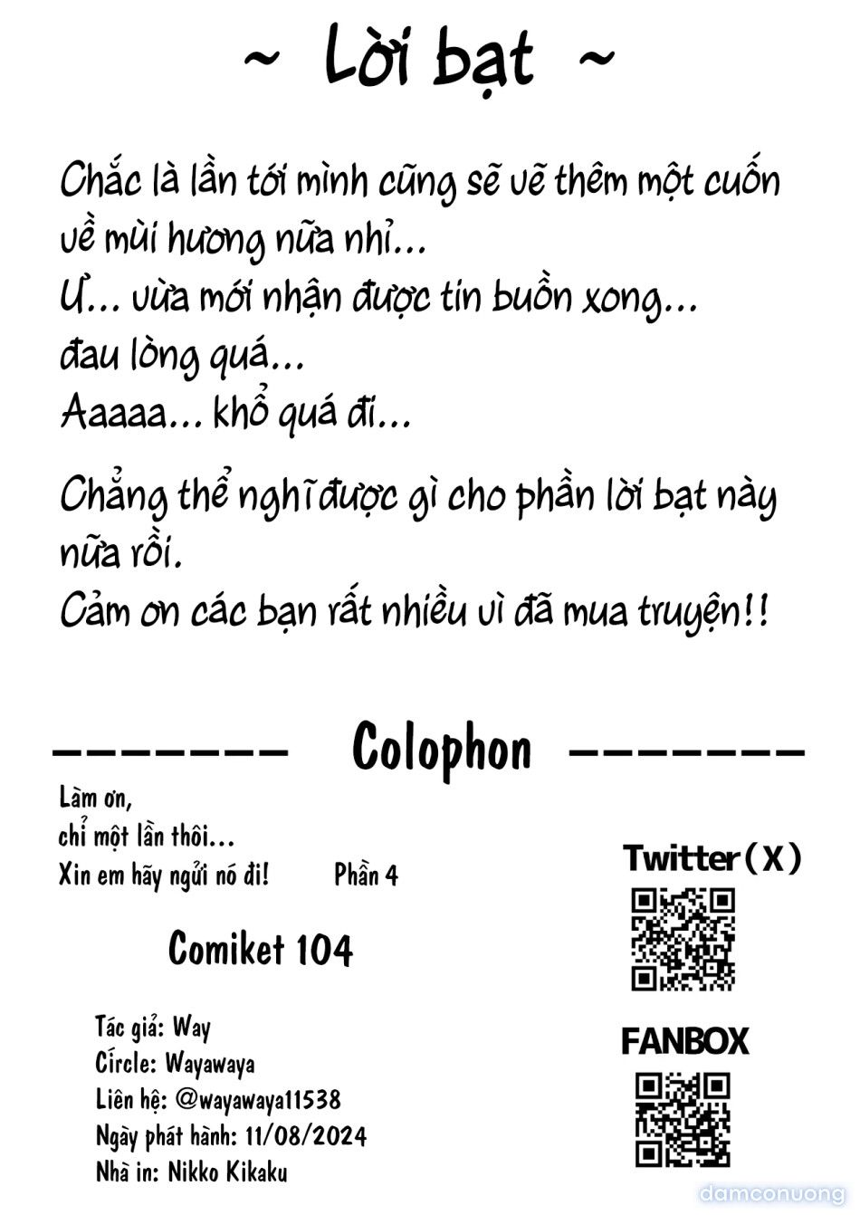 đọc truyện Làm Ơn, Chỉ Một Lần Thôi... Xin Em Hãy Ngửi Nó Đi! Chương 4 ảnh 20 tại Thiên Thai Truyện