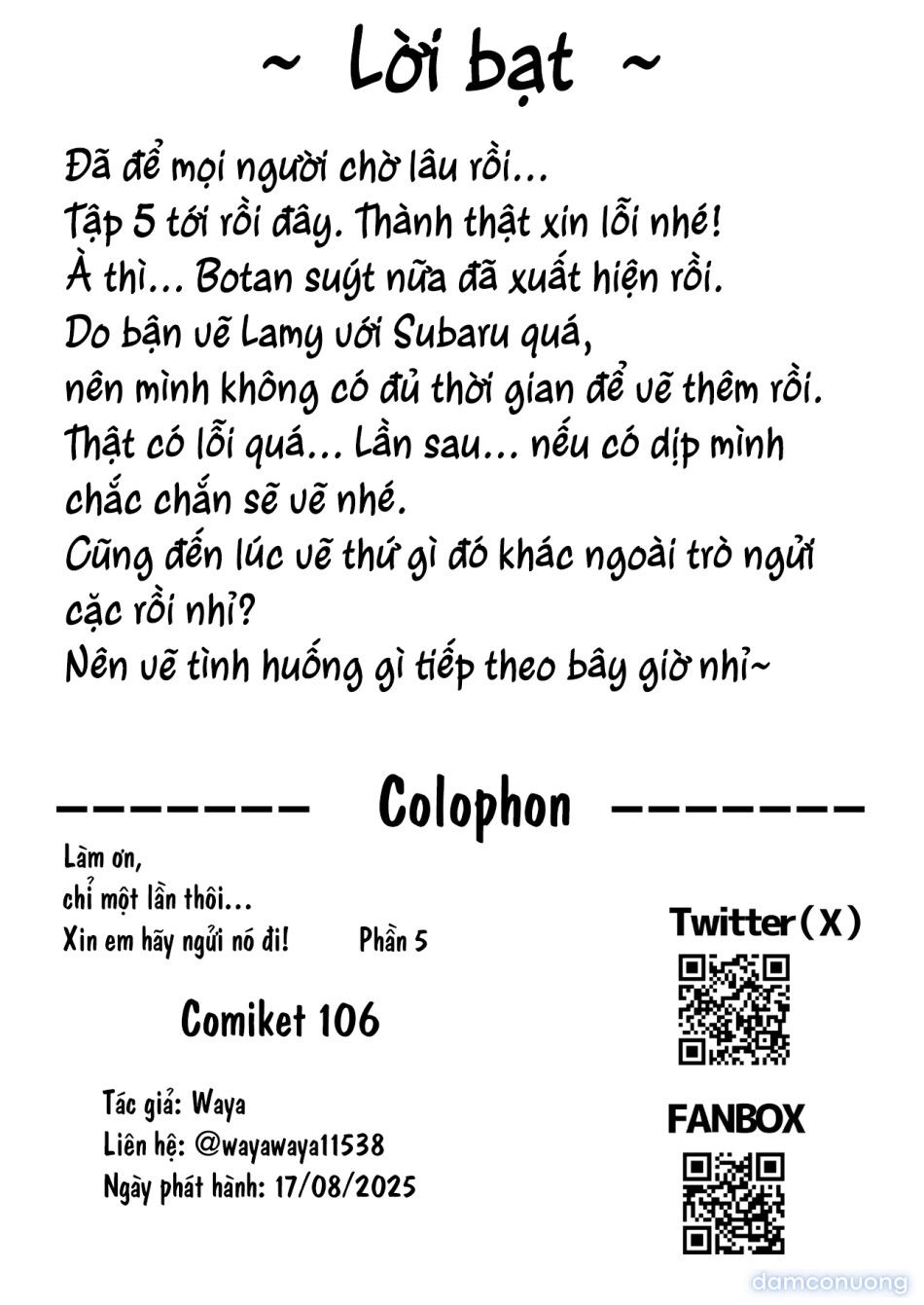 đọc truyện Làm Ơn, Chỉ Một Lần Thôi... Xin Em Hãy Ngửi Nó Đi! Chương 5 ảnh 20 tại Thiên Thai Truyện