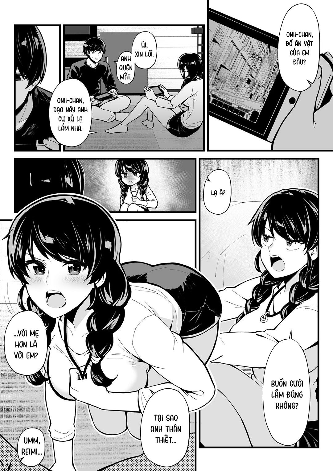 Làm Tình Với Dì Và Chơi Game Với Em Gái Chương 1 page 9 - Giả Dược