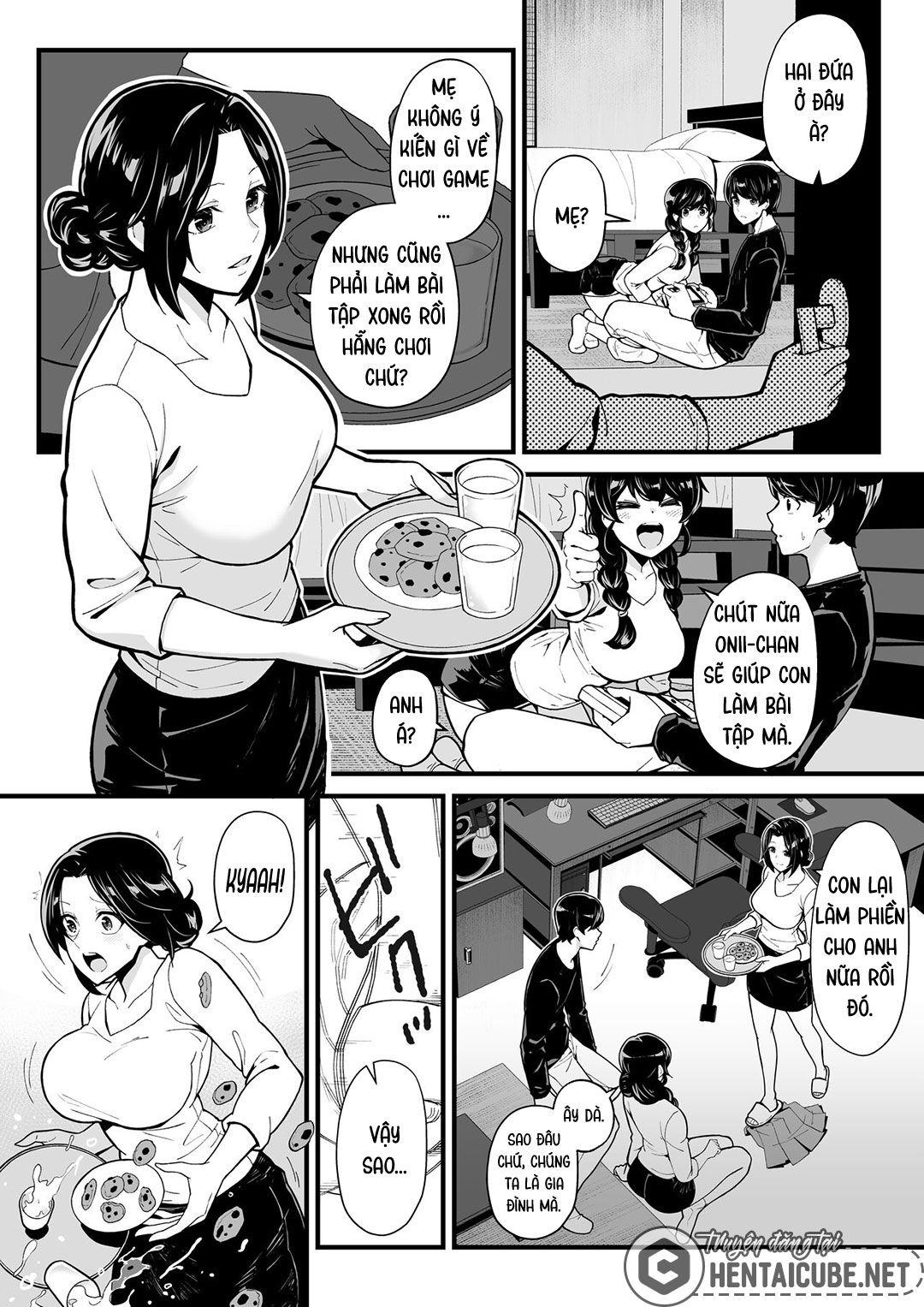 Làm Tình Với Dì Và Chơi Game Với Em Gái Chương 1 page 10 - Giả Dược