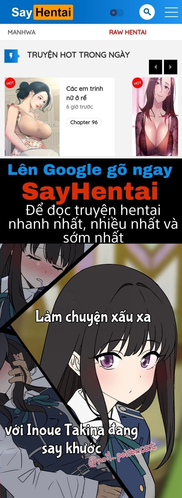 đọc truyện Làm Tình Với Nishikigi Chisato Và Inoue Takina Đang Say Rượu Chương 2 ảnh 1 tại Thiên Thai Truyện