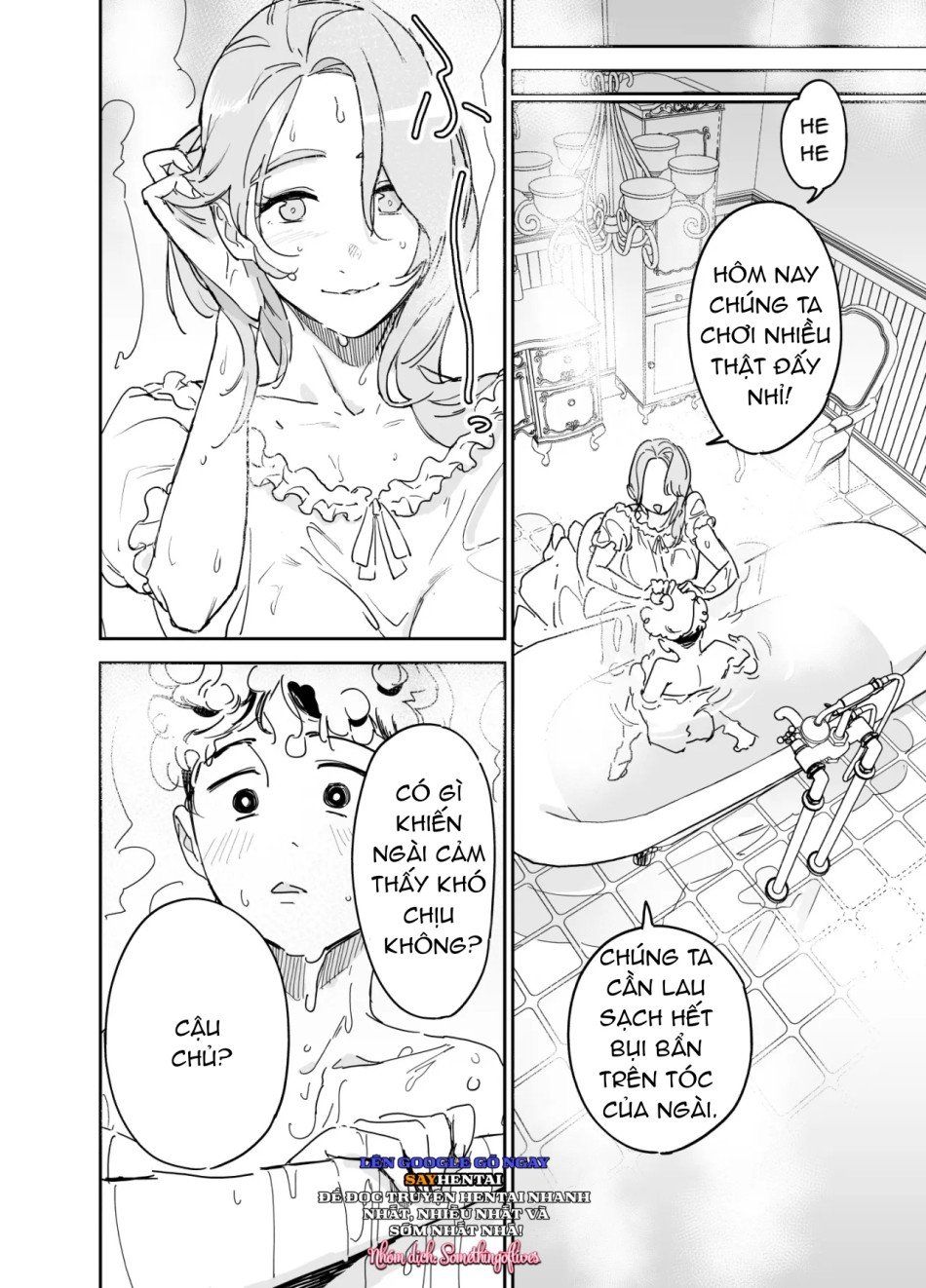 đọc truyện Lần Đầu Của Cô Bảo Mẫu Isabella ~ Nếu Cậu Muốn, Hãy Thụ Thai Cho Tôi Nhé ~ Chương 1 ảnh 9 tại Thiên Thai Truyện