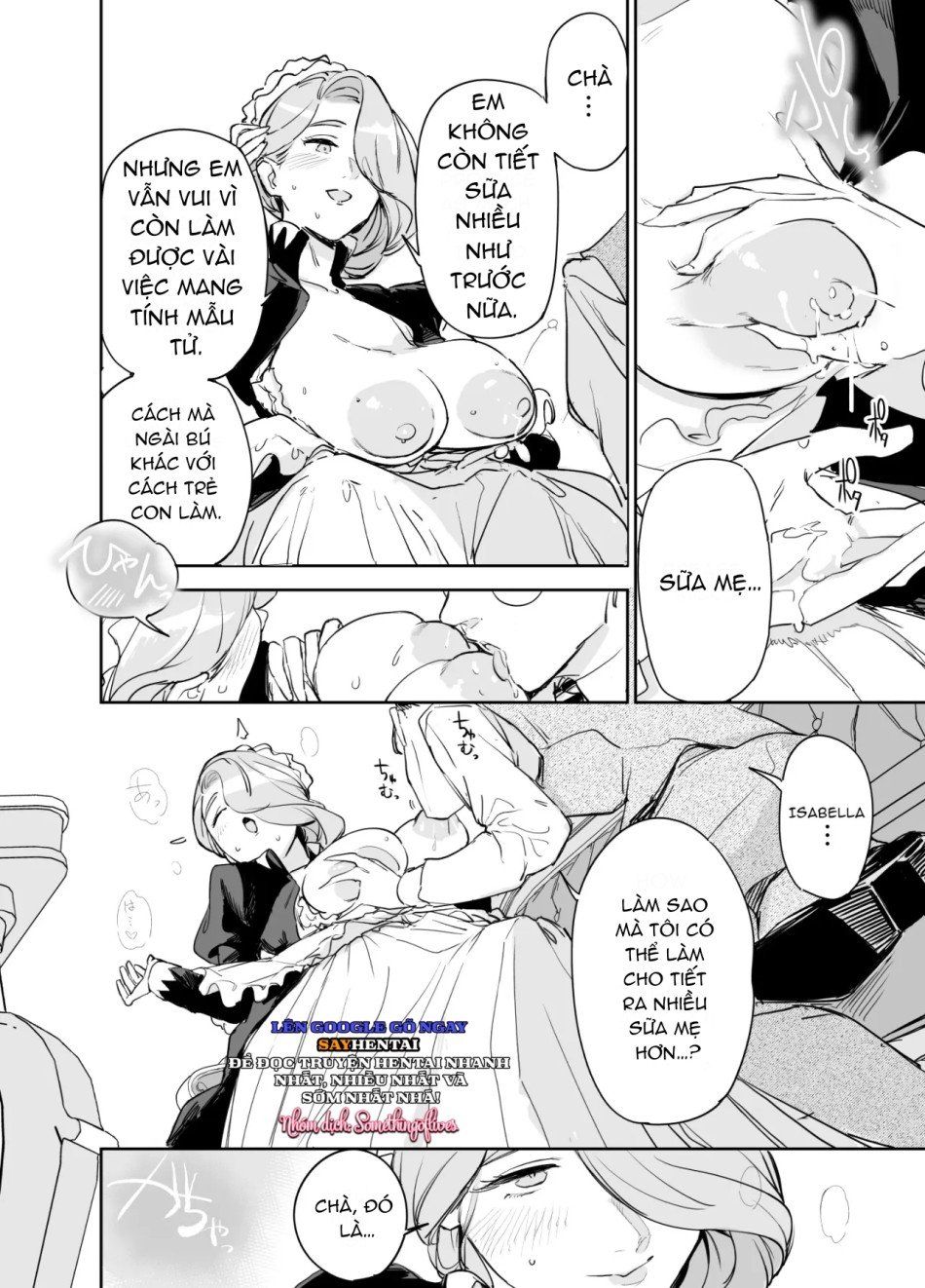 đọc truyện Lần Đầu Của Cô Bảo Mẫu Isabella ~ Nếu Cậu Muốn, Hãy Thụ Thai Cho Tôi Nhé ~ Chương 3 ảnh 3 tại Thiên Thai Truyện