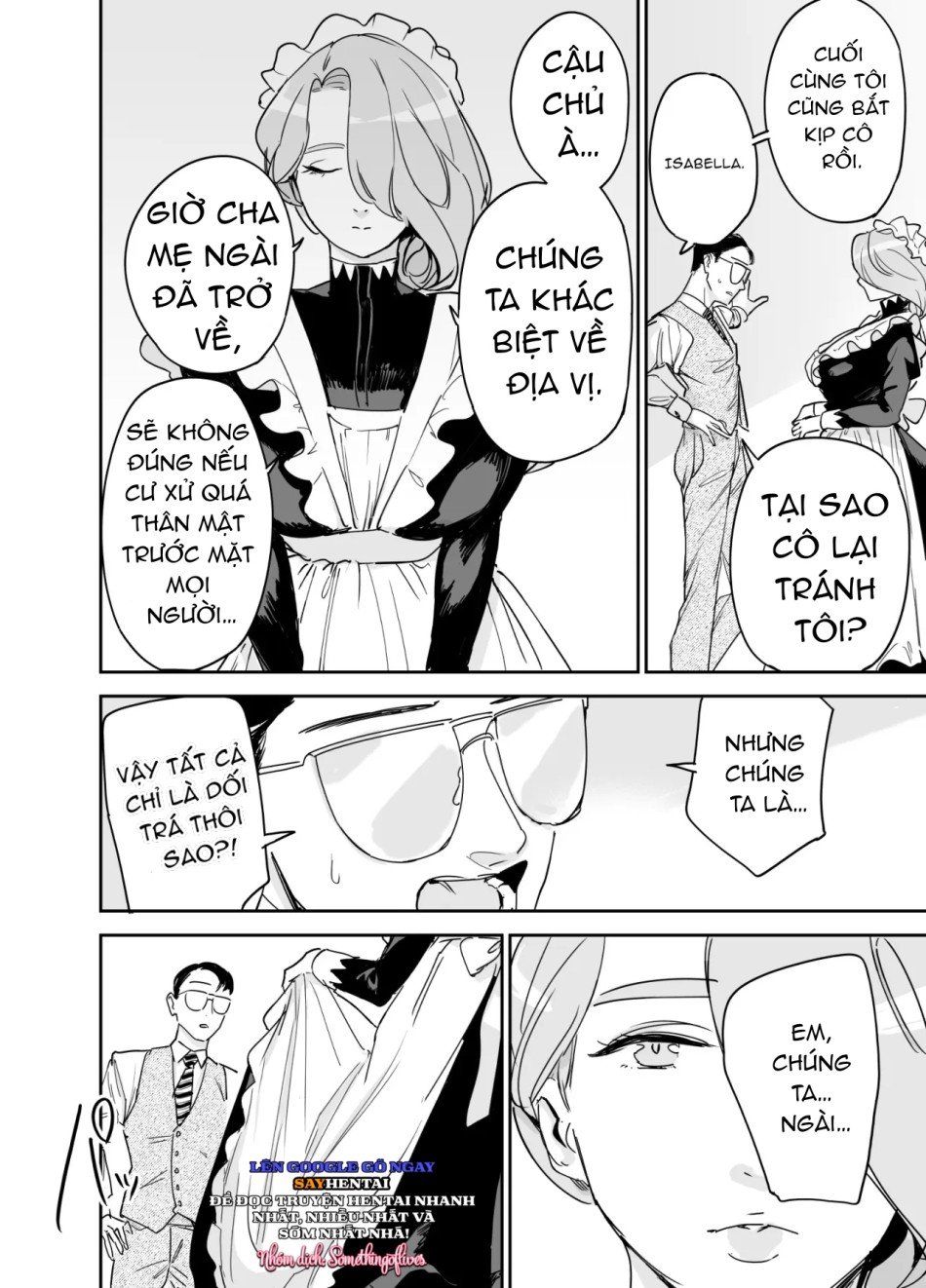 đọc truyện Lần Đầu Của Cô Bảo Mẫu Isabella ~ Nếu Cậu Muốn, Hãy Thụ Thai Cho Tôi Nhé ~ Chương 3 ảnh 21 tại Thiên Thai Truyện