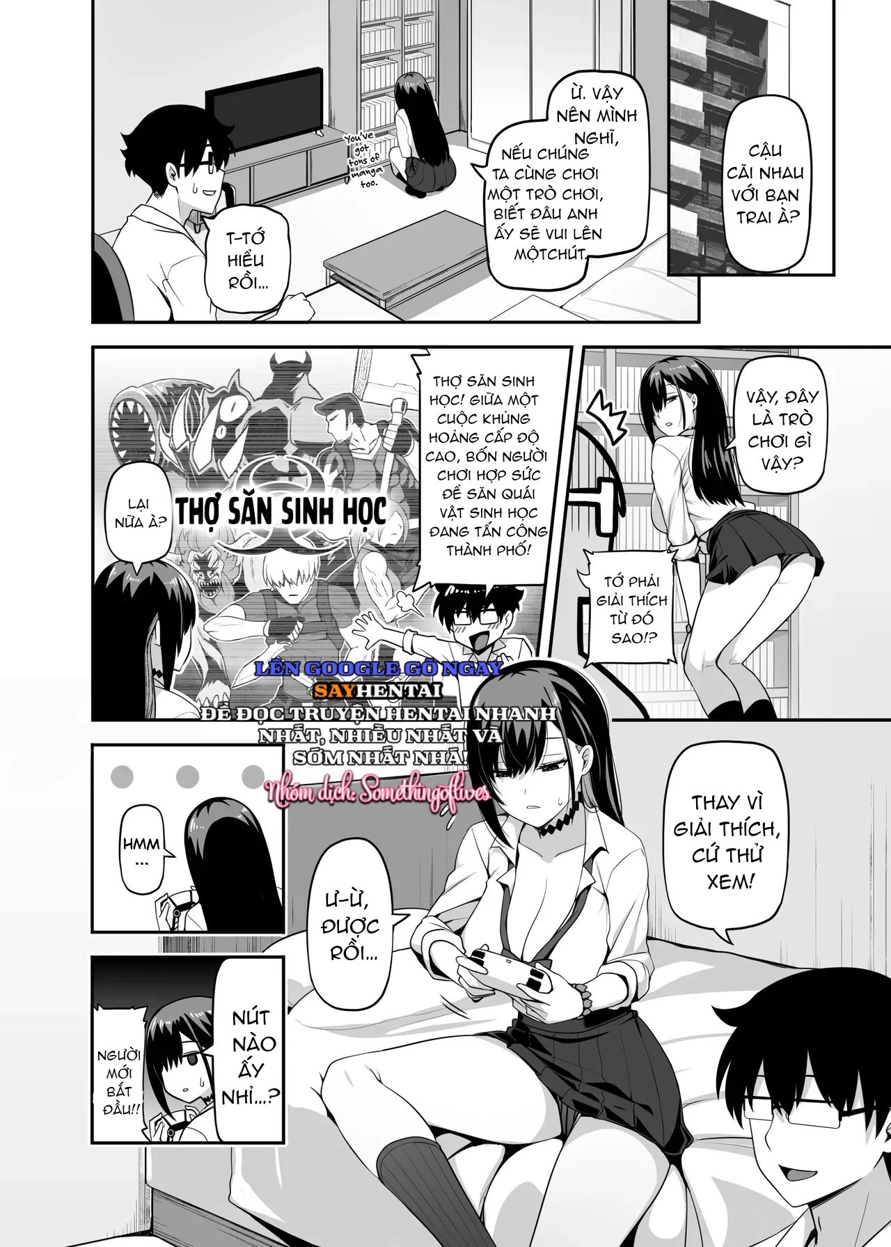 đọc truyện Lần Đó Một Cô Bạn Cùng Lớp Đến Và Chúng Tôi Cùng Nhau Chơi Trò Chơi Săn Bắn Chương 1 ảnh 6 tại Thiên Thai Truyện