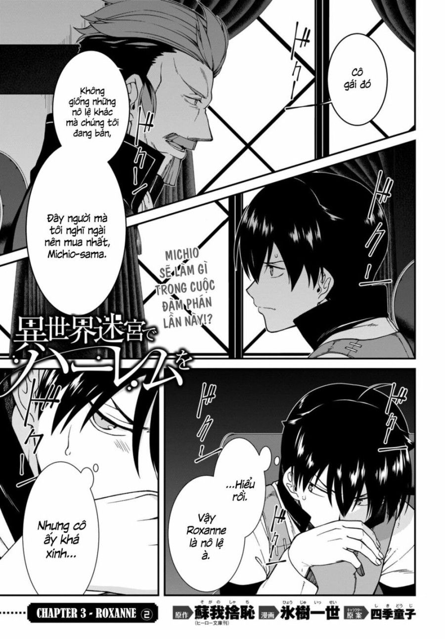Lập Harem Chốn Mê Cung Ở Dị Giới Chương 3.2 page 4 - Giả Dược