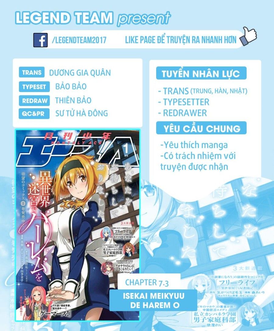 Lập Harem Chốn Mê Cung Ở Dị Giới Chương 7.3 page 4 - Giả Dược