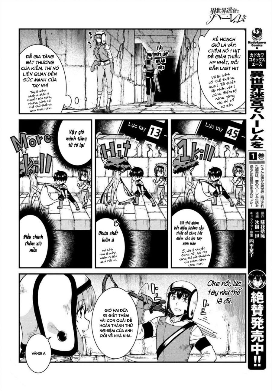 Lập Harem Chốn Mê Cung Ở Dị Giới Chương 8.1 page 13 - Giả Dược