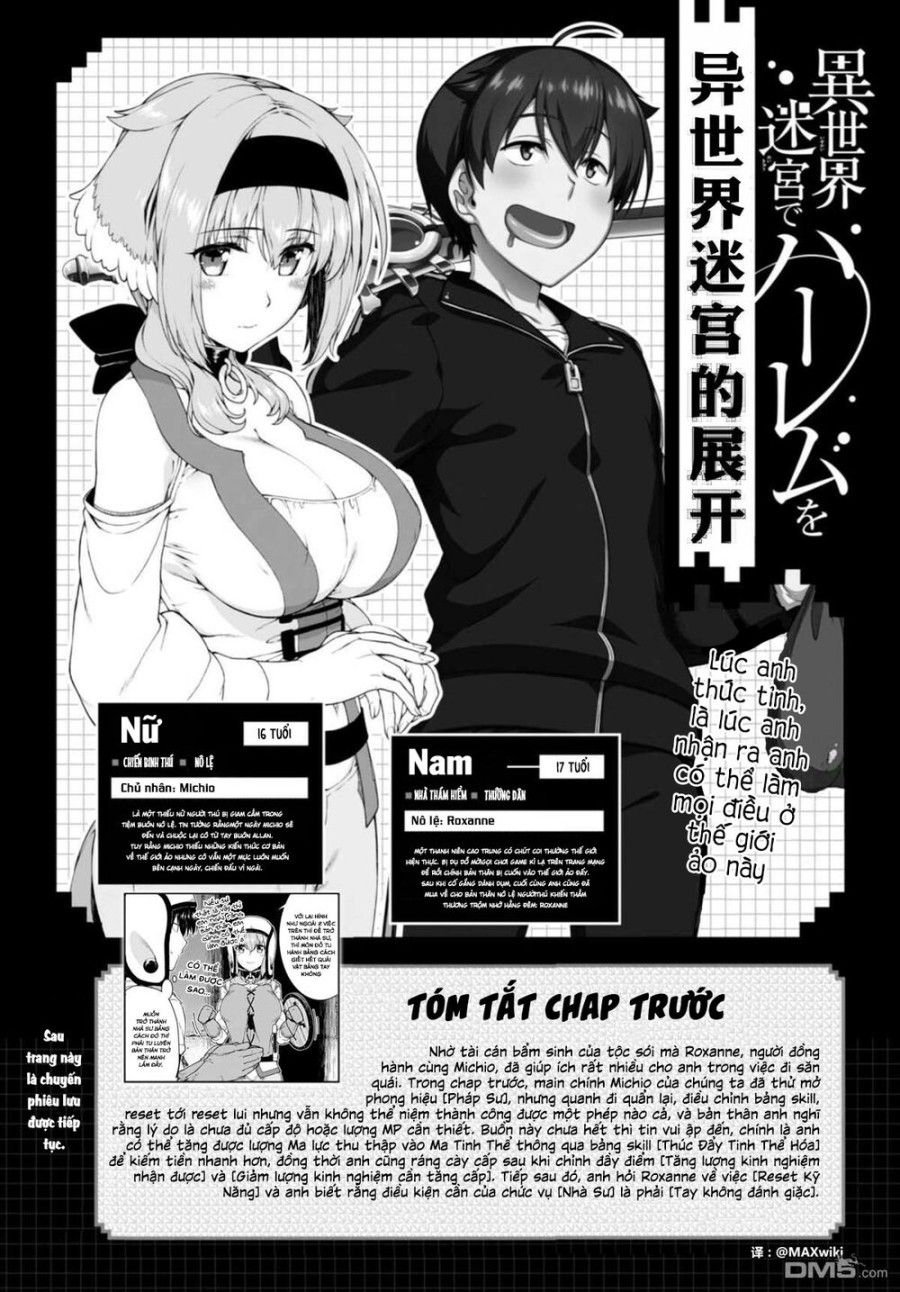 Lập Harem Chốn Mê Cung Ở Dị Giới Chương 8.1 page 5 - Giả Dược