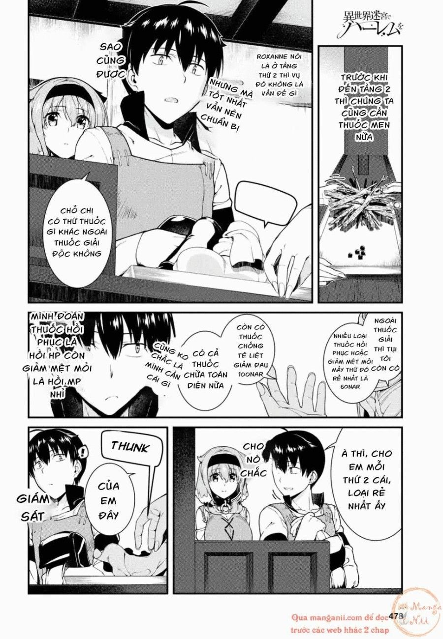Lập Harem Chốn Mê Cung Ở Dị Giới Chương 9 page 2 - Giả Dược