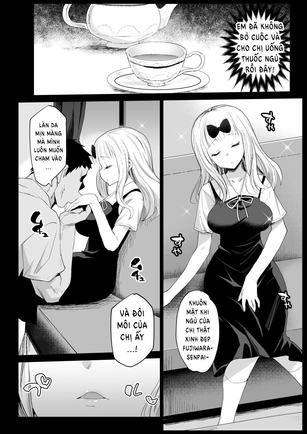 đọc truyện Lấy Lợi Thế Trước Fujiwara Senpai Oneshot ảnh 8 tại Giả Dược