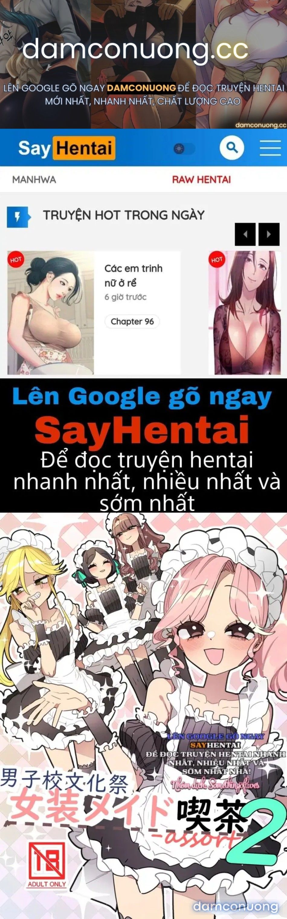 đọc truyện Lễ Hội Văn Hóa Trường Nam Sinh, Quán Cà Phê Hầu Gái - Tập 2 Chương 1 ảnh 2 tại Thiên Thai Truyện