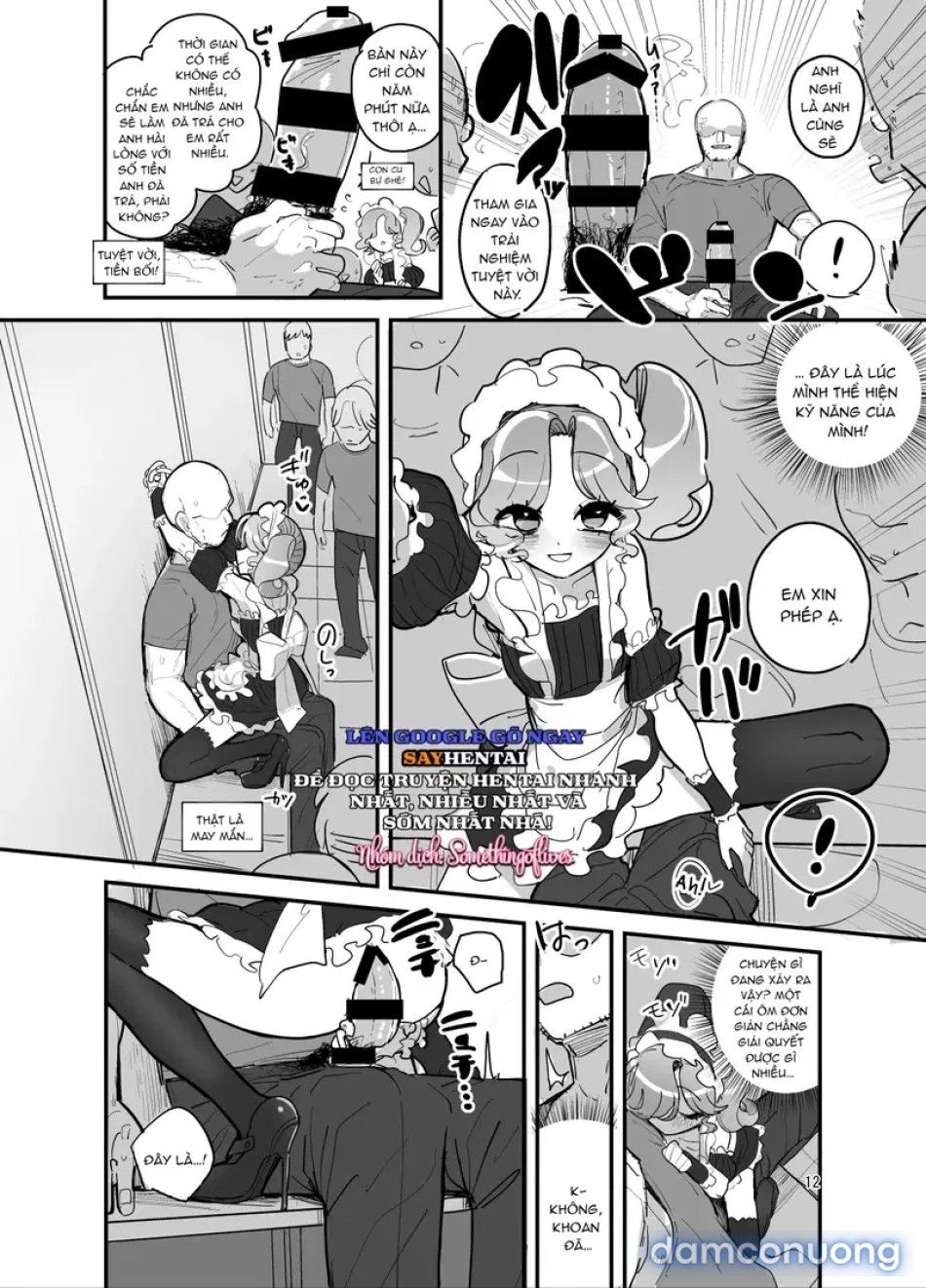 đọc truyện Lễ Hội Văn Hóa Trường Nam Sinh, Quán Cà Phê Hầu Gái - Tập 2 Chương 1 ảnh 12 tại Thiên Thai Truyện