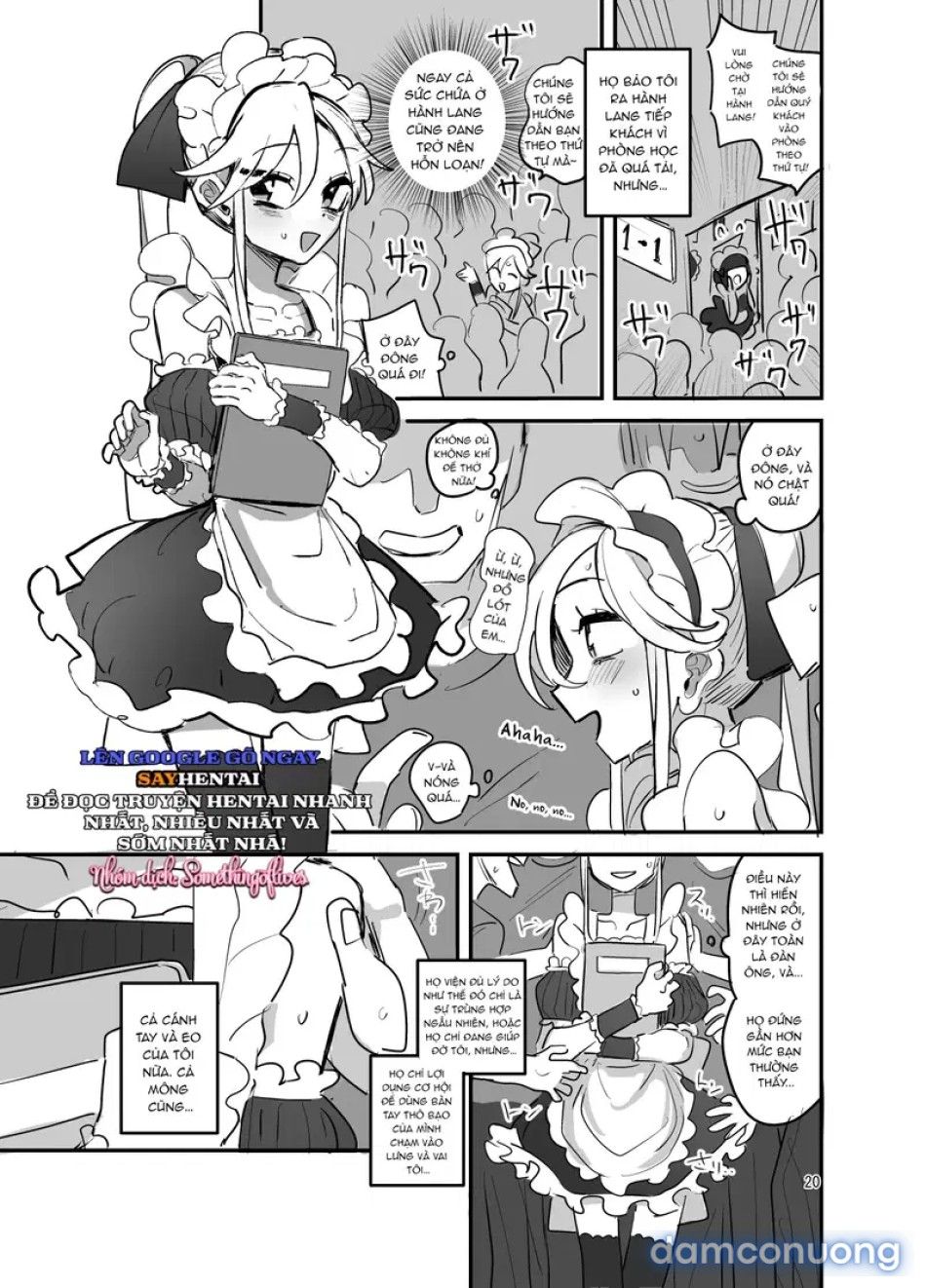 đọc truyện Lễ Hội Văn Hóa Trường Nam Sinh, Quán Cà Phê Hầu Gái - Tập 2 Chương 1 ảnh 20 tại Thiên Thai Truyện