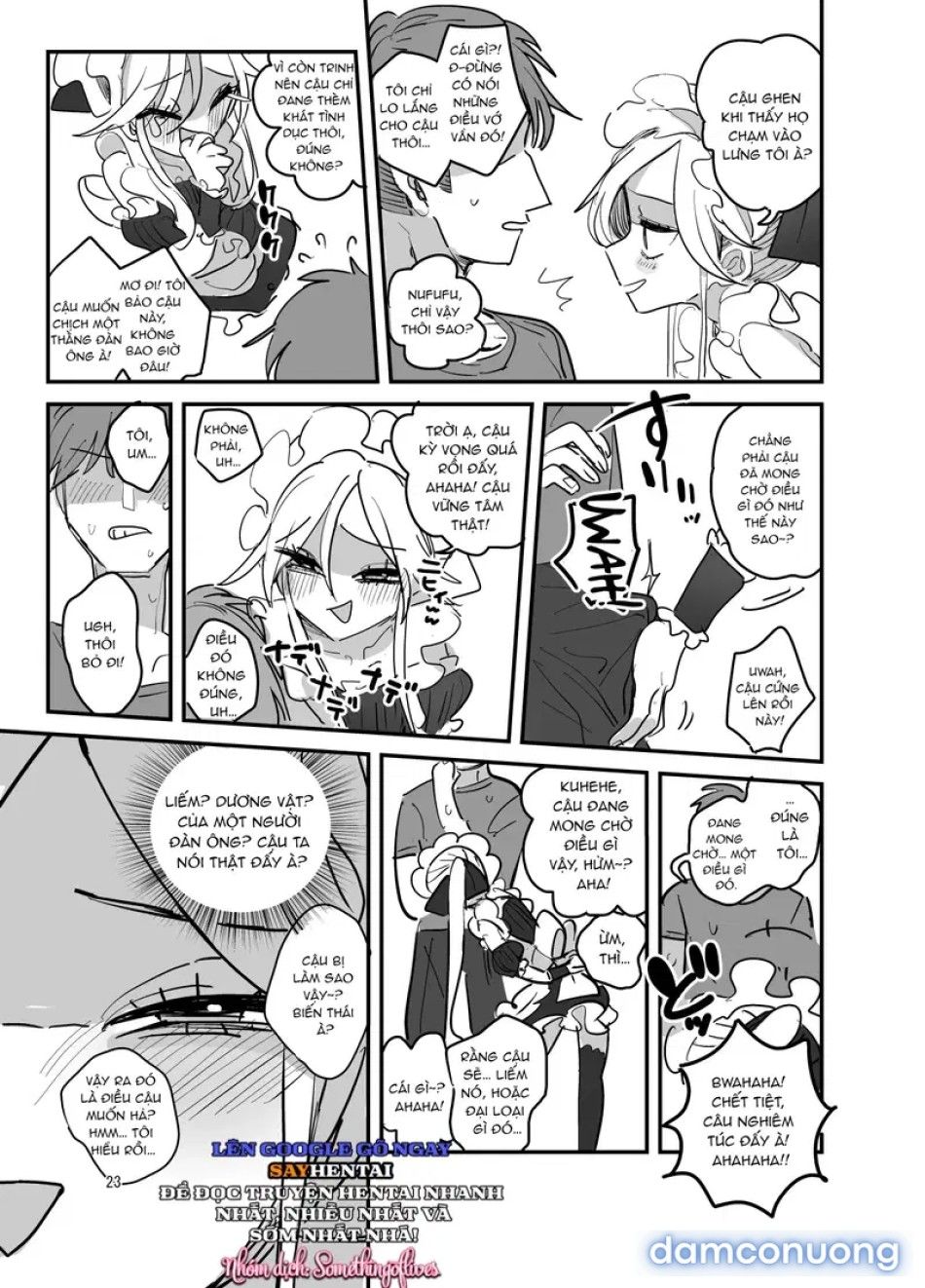 đọc truyện Lễ Hội Văn Hóa Trường Nam Sinh, Quán Cà Phê Hầu Gái - Tập 2 Chương 1 ảnh 23 tại Thiên Thai Truyện