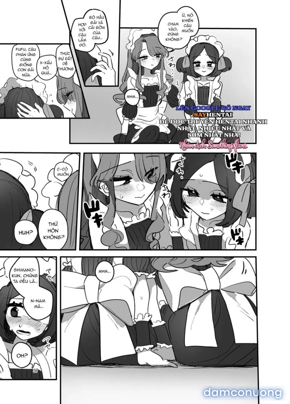 đọc truyện Lễ Hội Văn Hóa Trường Nam Sinh, Quán Cà Phê Hầu Gái - Tập 2 Chương 2 ảnh 12 tại Thiên Thai Truyện