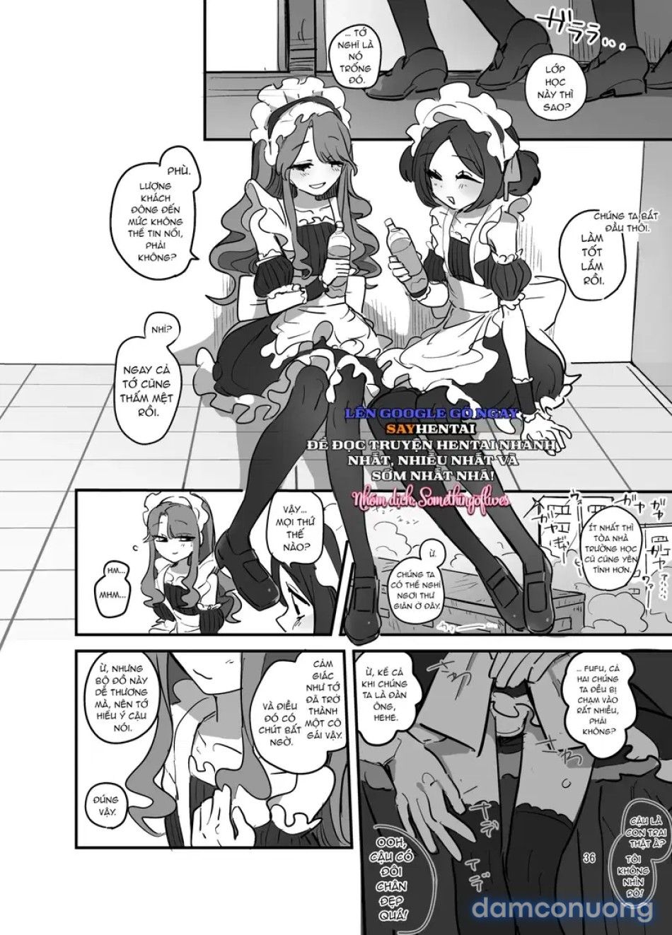 đọc truyện Lễ Hội Văn Hóa Trường Nam Sinh, Quán Cà Phê Hầu Gái - Tập 2 Chương 2 ảnh 11 tại Thiên Thai Truyện