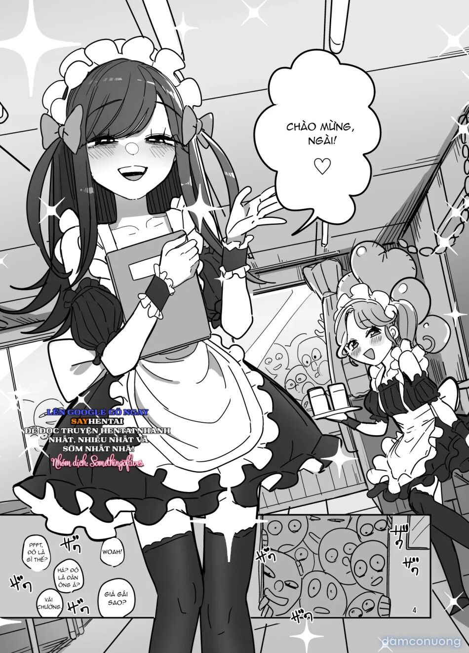 đọc truyện Lễ Hội Văn Hóa Trường Nam Sinh, Quán Cà Phê Hầu Gái Chương 1 ảnh 4 tại Thiên Thai Truyện