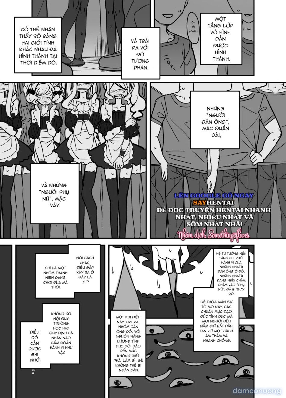 đọc truyện Lễ Hội Văn Hóa Trường Nam Sinh, Quán Cà Phê Hầu Gái Chương 1 ảnh 7 tại Thiên Thai Truyện