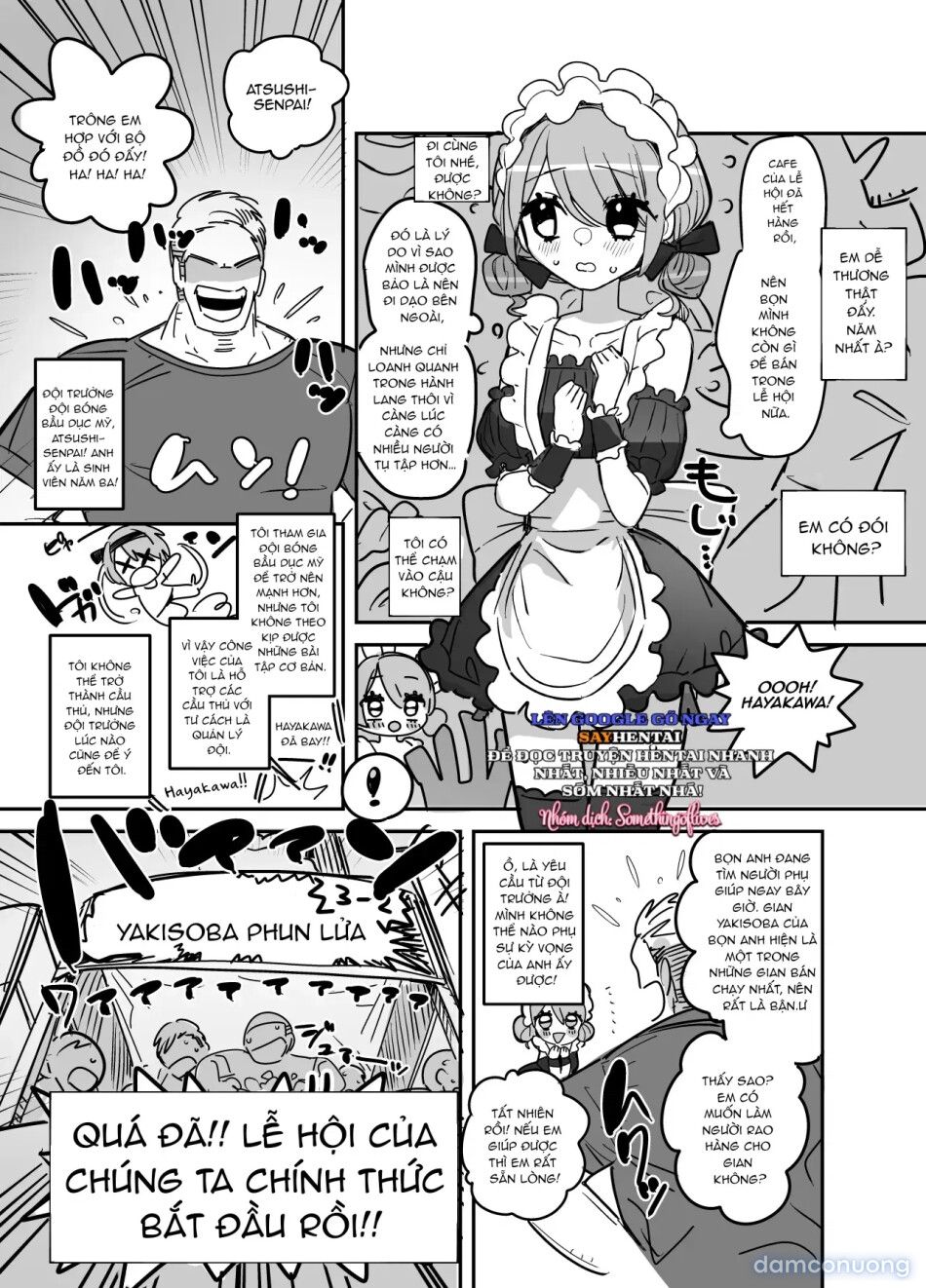 đọc truyện Lễ Hội Văn Hóa Trường Nam Sinh, Quán Cà Phê Hầu Gái Chương 2 ảnh 12 tại Thiên Thai Truyện