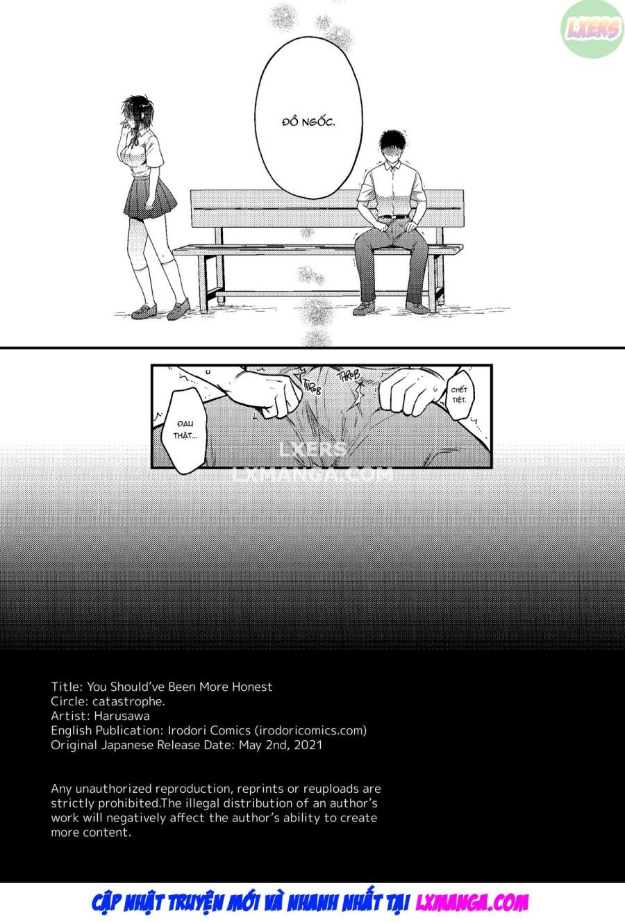 Lẽ Ra Bạn Nên Trung Thực Hơn Oneshot page 23 - Giả Dược