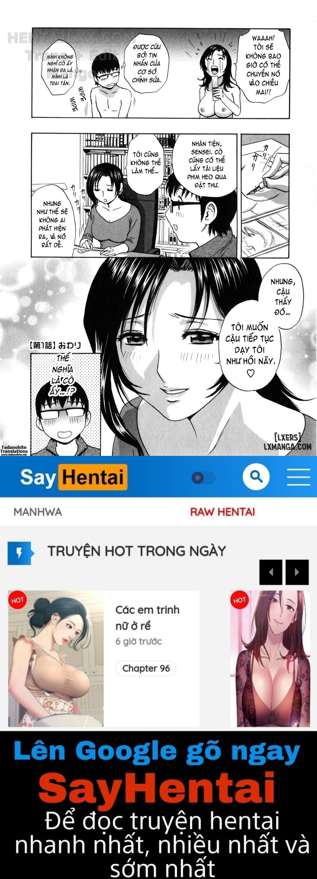 đọc truyện Life With Married Women Just Like A Manga Chương 1 ảnh 28 tại Thiên Thai Truyện