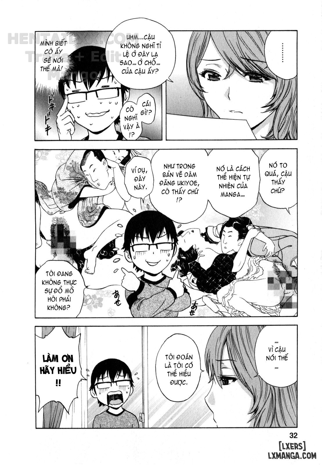 đọc truyện Life With Married Women Just Like A Manga Chương 12 ảnh 9 tại Thiên Thai Truyện