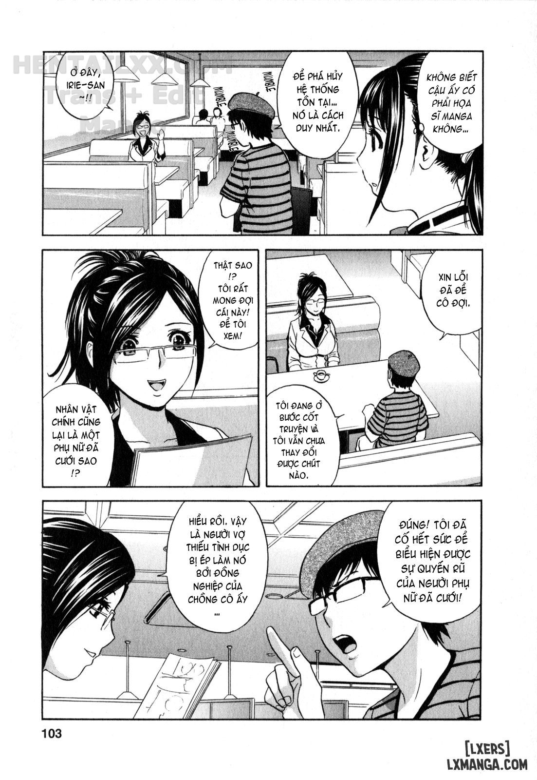 đọc truyện Life With Married Women Just Like A Manga Chương 16 ảnh 6 tại Thiên Thai Truyện