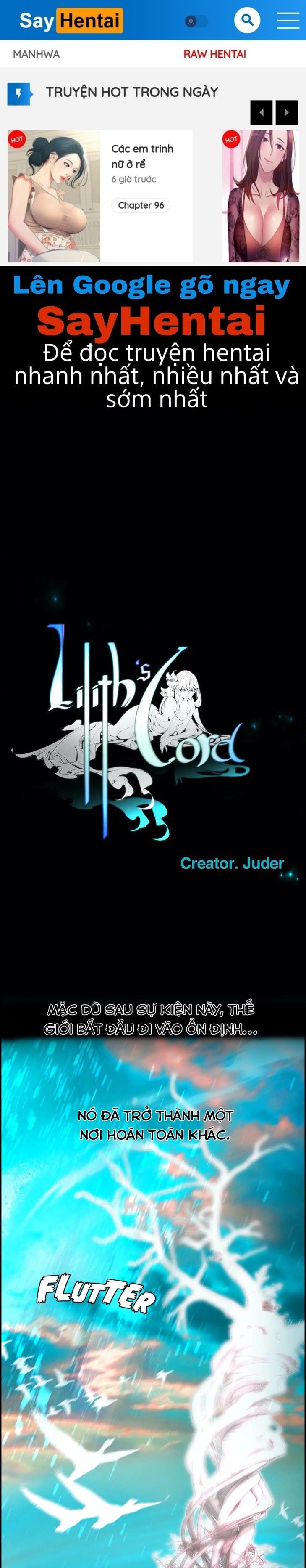 đọc truyện Lilith Cord Chương 93 ảnh 1 tại Giả Dược