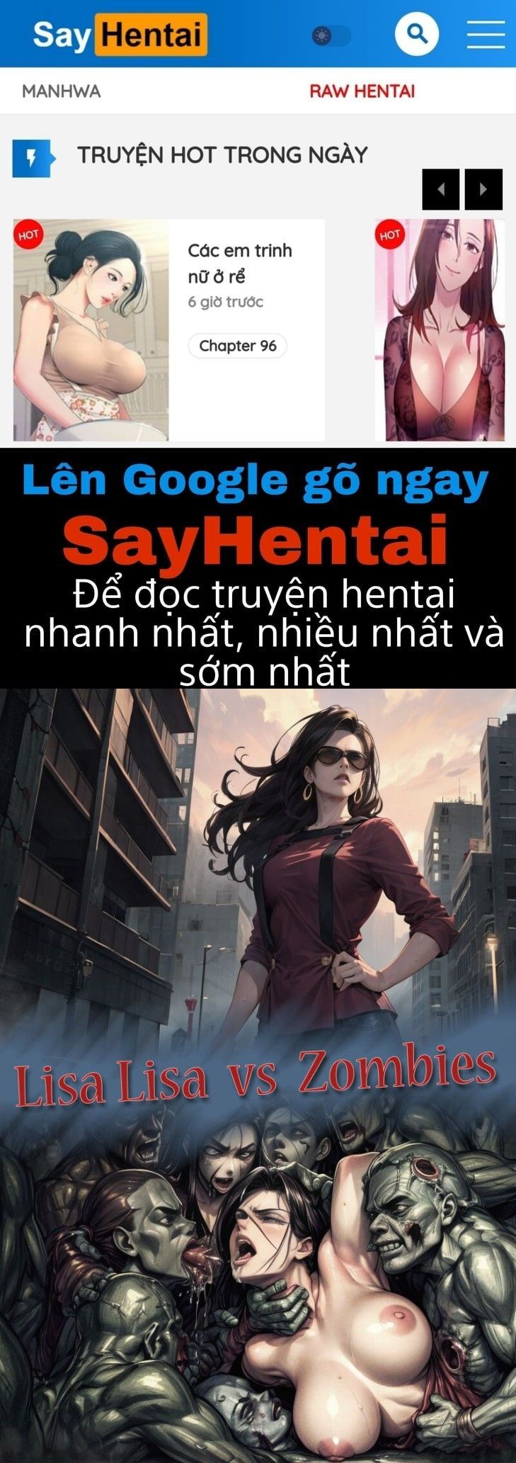 đọc truyện Lisa Lisa Vs Zombies Oneshot ảnh 1 tại Giả Dược