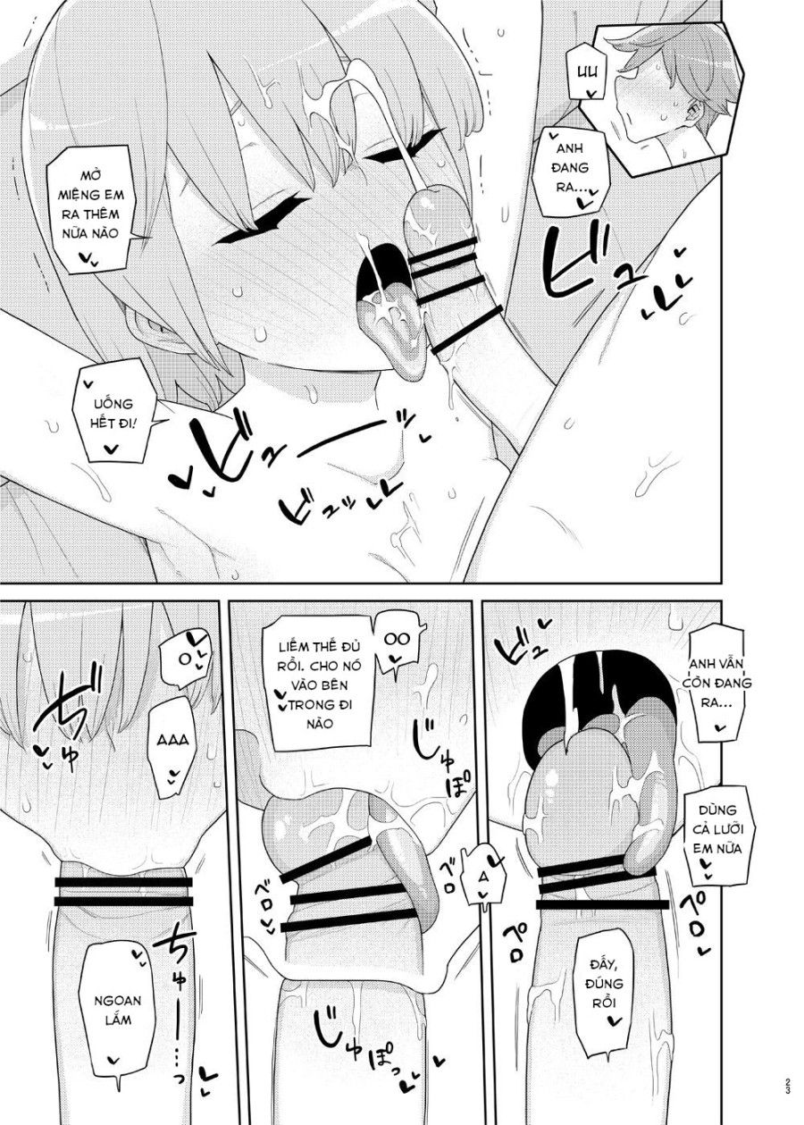 Little Sister And Absorption Play Oneshot page 23 - Giả Dược