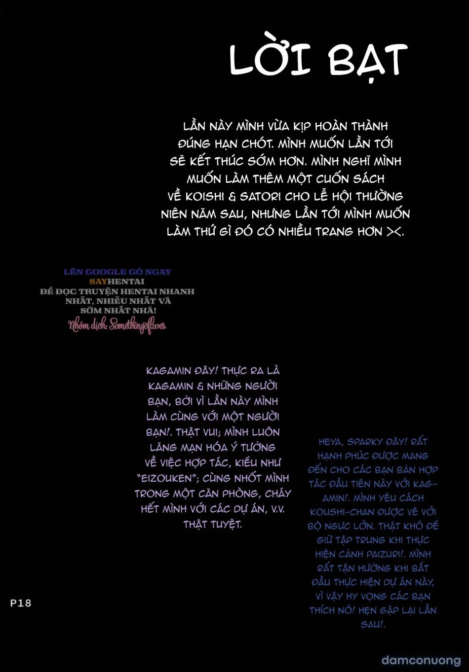 đọc truyện Lời Chào Mừng Nồng Nhiệt Tại Câu Lạc Bộ Chireiden Chương 1 ảnh 14 tại Thiên Thai Truyện