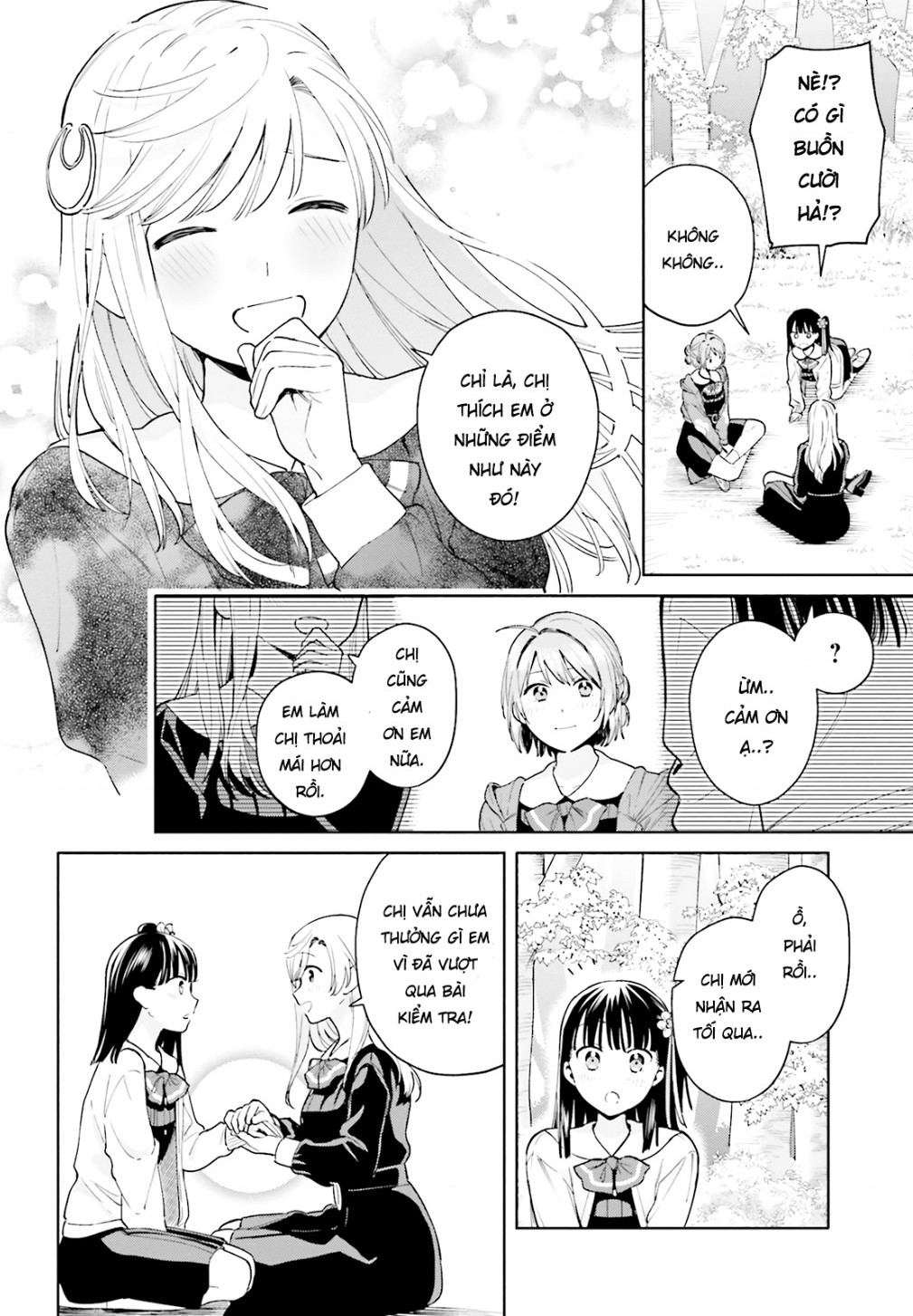 đọc truyện Lời Giới Thiệu Ngọt Ngào Về 1 Tình Yêu Tam Giác ( Để Có Thể Vượt Qua Bài Kiểm Tra! ) Chương 13 ảnh 20 tại Thiên Thai Truyện