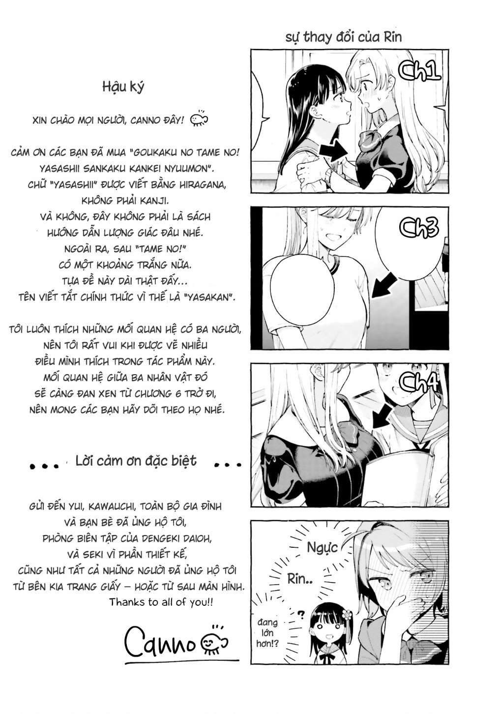 đọc truyện Lời Giới Thiệu Ngọt Ngào Về 1 Tình Yêu Tam Giác ( Để Có Thể Vượt Qua Bài Kiểm Tra! ) Chương 6 ảnh 7 tại Thiên Thai Truyện