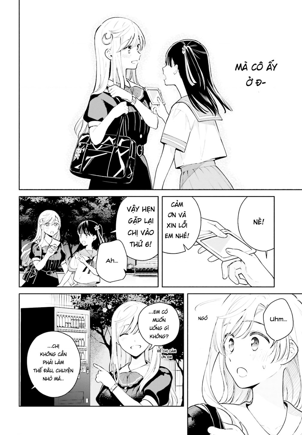 đọc truyện Lời Giới Thiệu Ngọt Ngào Về 1 Tình Yêu Tam Giác ( Để Có Thể Vượt Qua Bài Kiểm Tra! ) Chương 7 ảnh 19 tại Thiên Thai Truyện