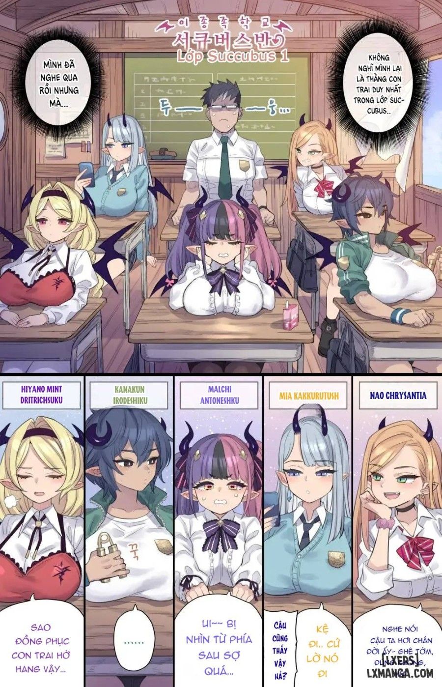 Lớp Học Sucubus Oneshot page 3 - Giả Dược
