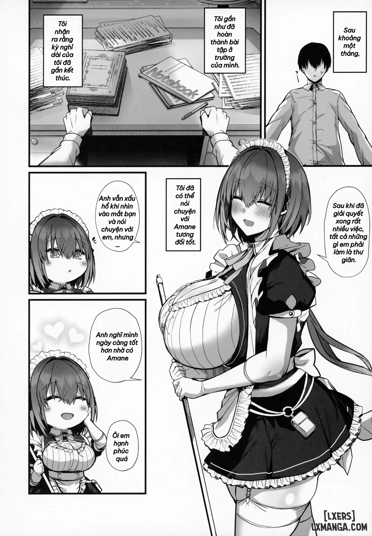 Love Maid – Yasashikute Amaama Na Kyonyuu Ero Maid-San To SEX Shimakuru Ohanashi - Chương 2