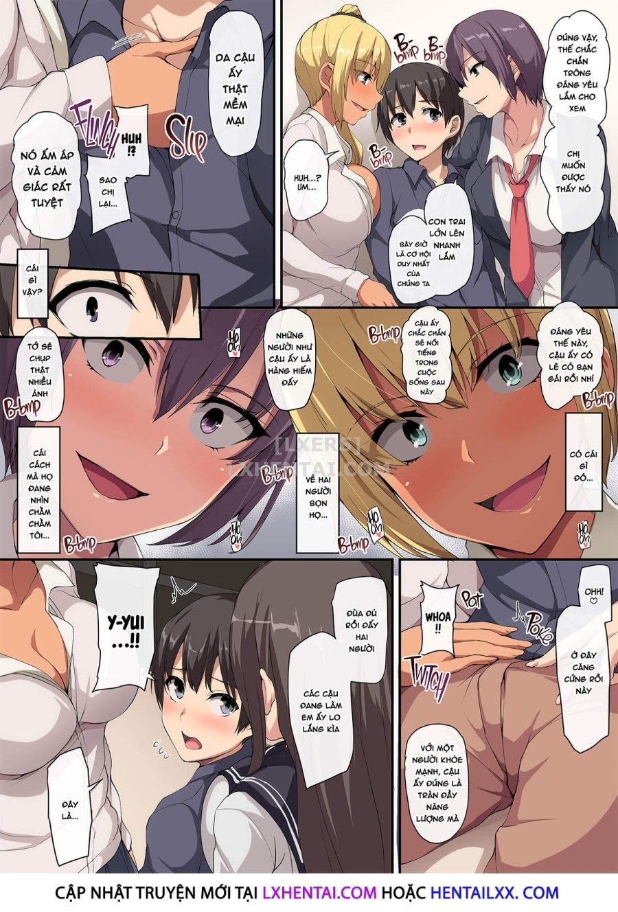 Lovey-dovey Sex Life With Older Ladies - Losing My Virginity To A Harem Oneshot page 13 - Giả Dược