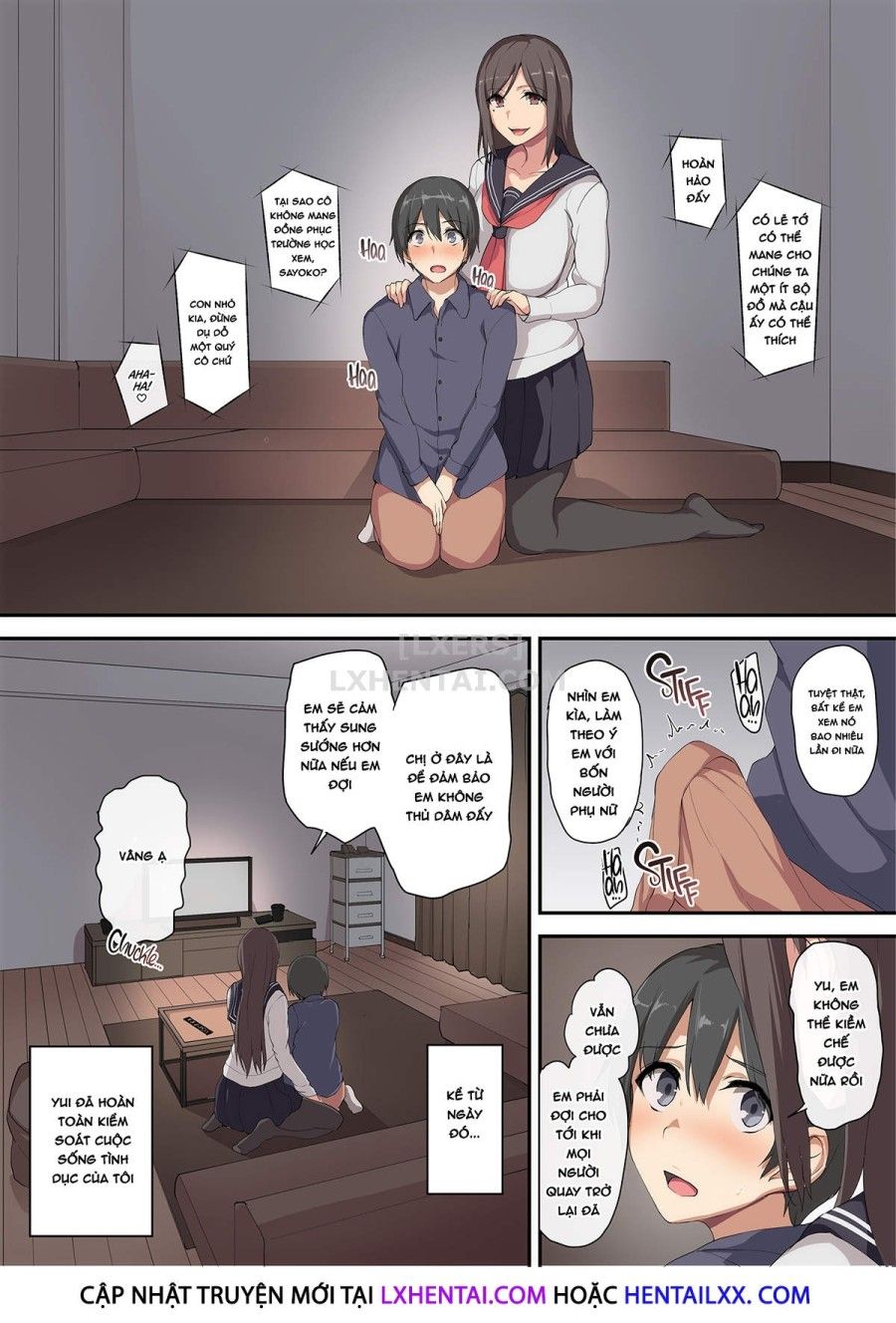Lovey-dovey Sex Life With Older Ladies - Losing My Virginity To A Harem Oneshot page 56 - Giả Dược