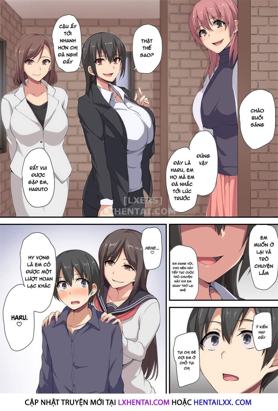 Lovey-dovey Sex Life With Older Ladies - Losing My Virginity To A Harem Oneshot page 58 - Giả Dược