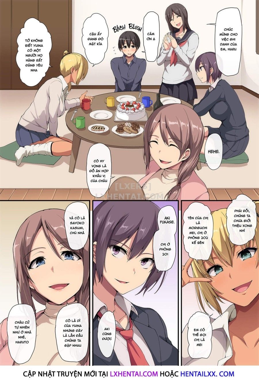 Lovey-dovey Sex Life With Older Ladies - Losing My Virginity To A Harem Oneshot page 8 - Giả Dược