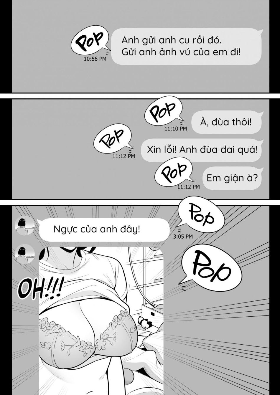 Lướt Tinder, Tôi Chịch Luôn Vợ Người Ta. Chương 0 page 10 - Giả Dược
