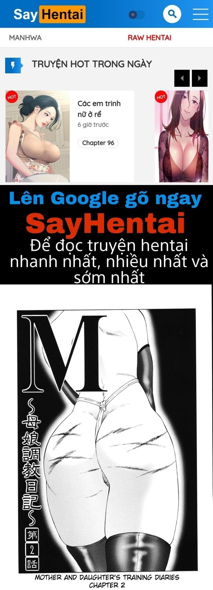đọc truyện M Haha Musume Choukyou Nikki Chương 2 ảnh 1 tại Giả Dược
