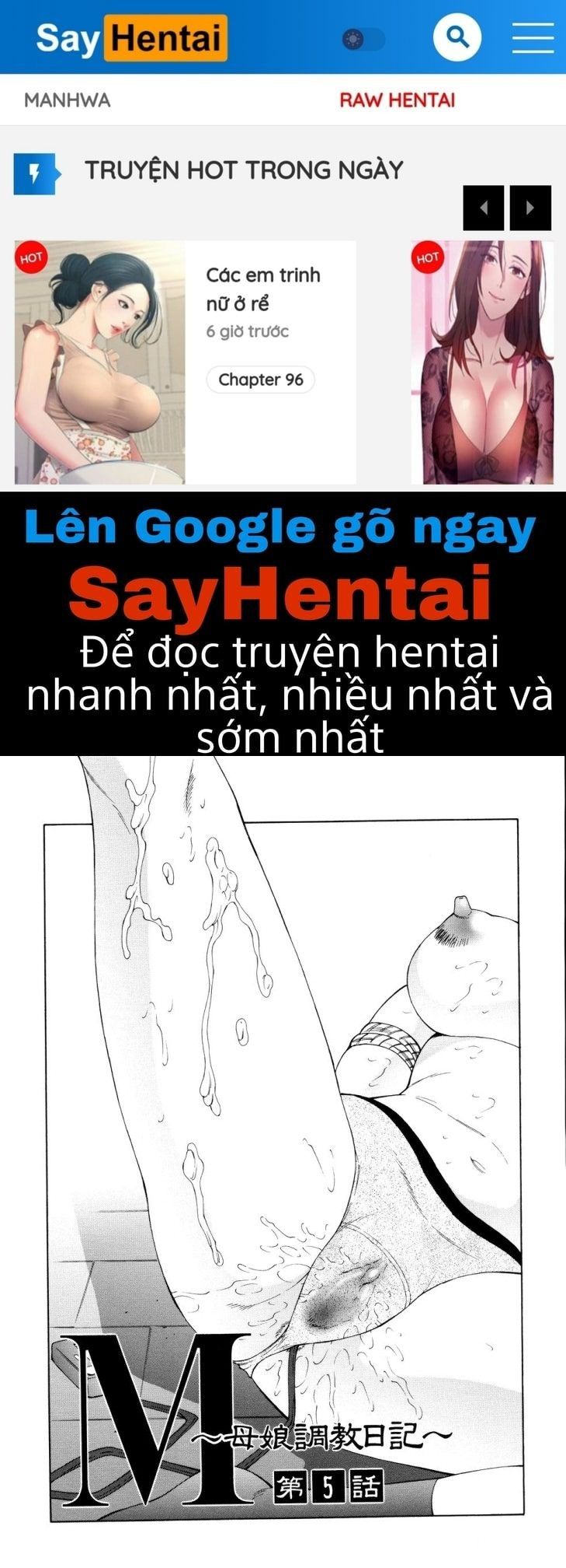 đọc truyện M Haha Musume Choukyou Nikki Chương 5 ảnh 1 tại Thiên Thai Truyện