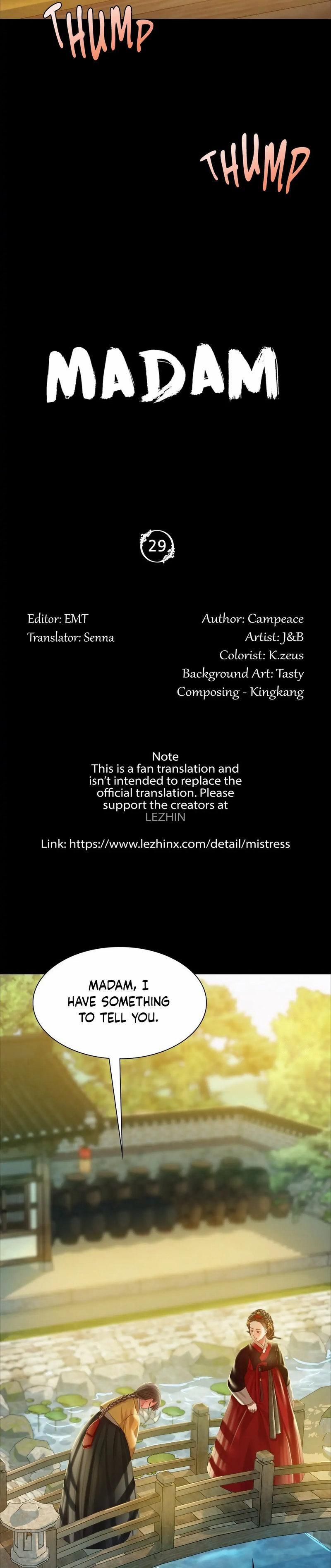 đọc truyện Madam Manhwa Chương 29 ảnh 3 tại Thiên Thai Truyện