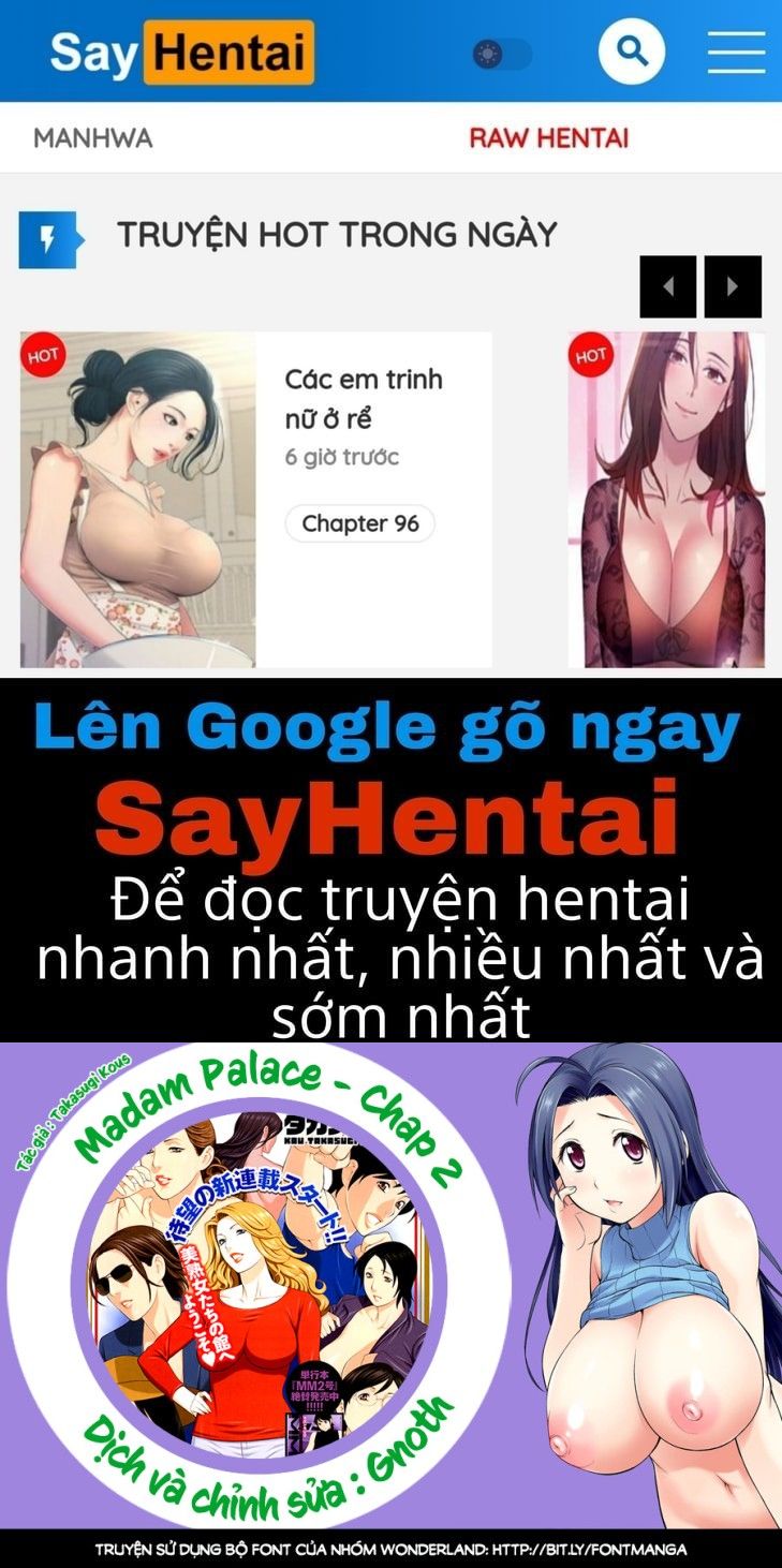 đọc truyện Madam Palace Chương 2 ảnh 1 tại Giả Dược