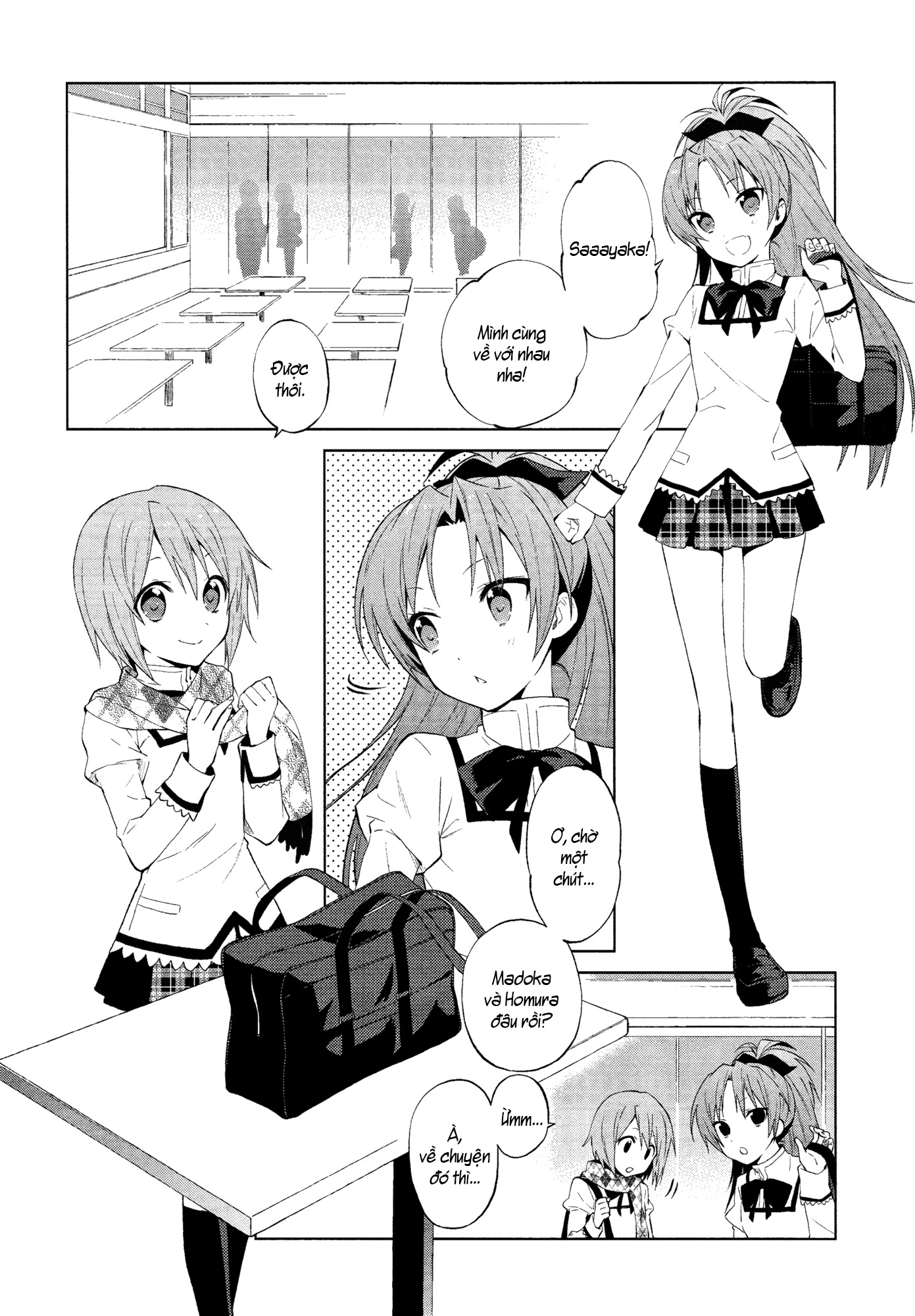 đọc truyện [mahou Shoujo Madoka★magica] Cuộc Sống Hằng Ngày Của Những Ma Pháp Thiếu Nữ Chương 1 ảnh 2 tại Thiên Thai Truyện