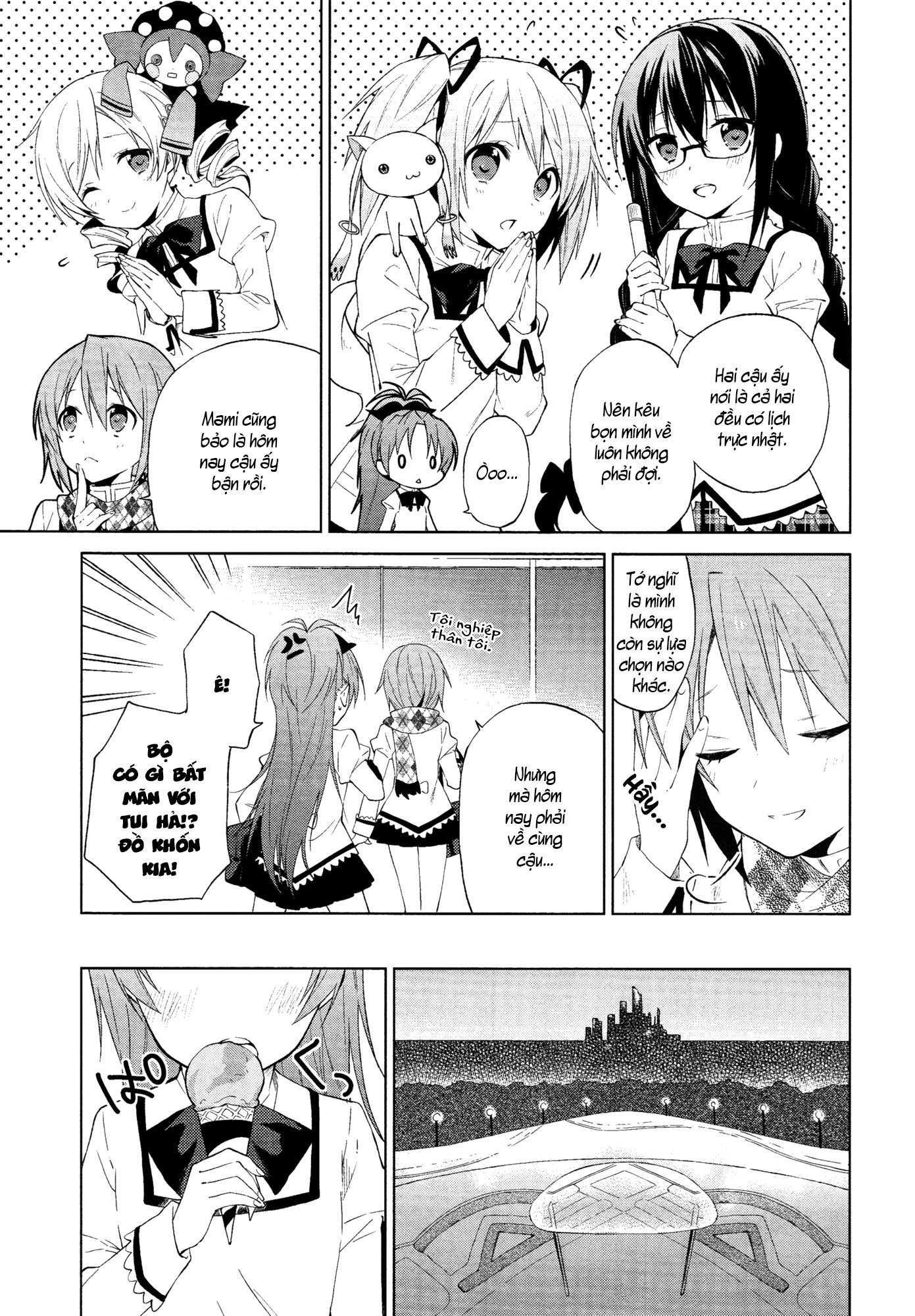đọc truyện [mahou Shoujo Madoka★magica] Cuộc Sống Hằng Ngày Của Những Ma Pháp Thiếu Nữ Chương 1 ảnh 3 tại Thiên Thai Truyện